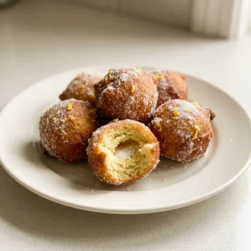 2 Ingredient Lemon Donuts