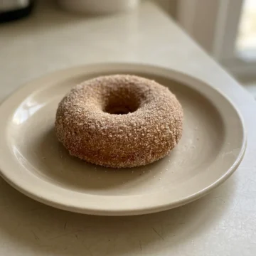Baked Apple Cider Donuts with Cinnamon Sugar