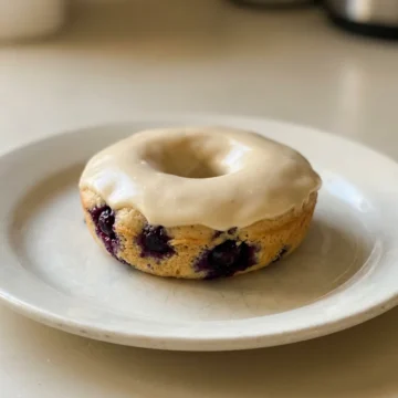 Baked Blueberry Donuts