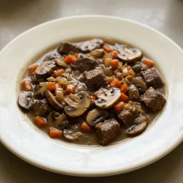 Beef and Mushroom Stew for Cozy Nights