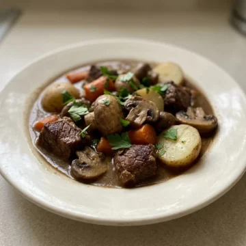 Ultimate Beef Stew with Mushrooms