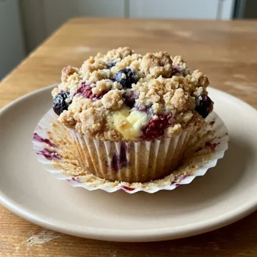 Berry Cream Cheese Muffins