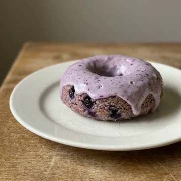 Wild Blueberry Cake Donuts
