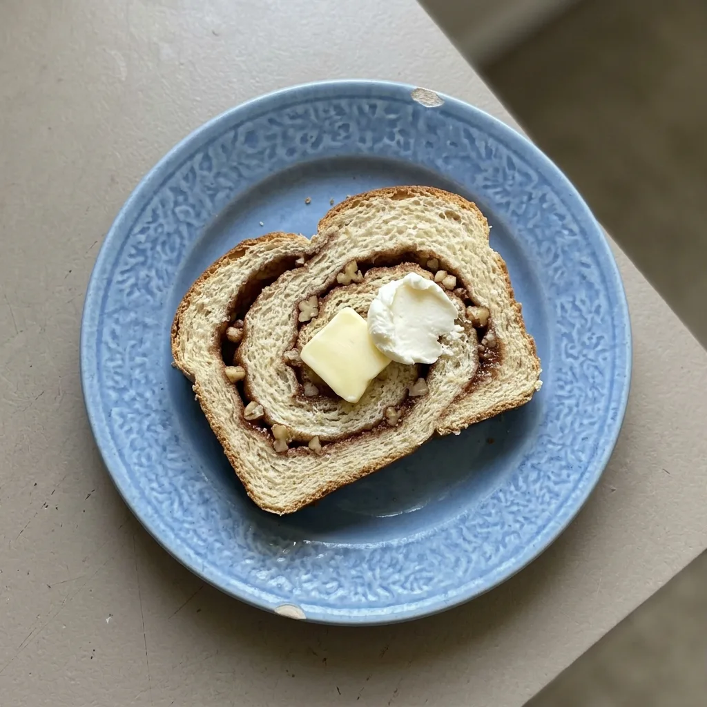 Ready to serve: a sliced loaf of cinnamon bread with a soft crumb and cinnamon filling.
