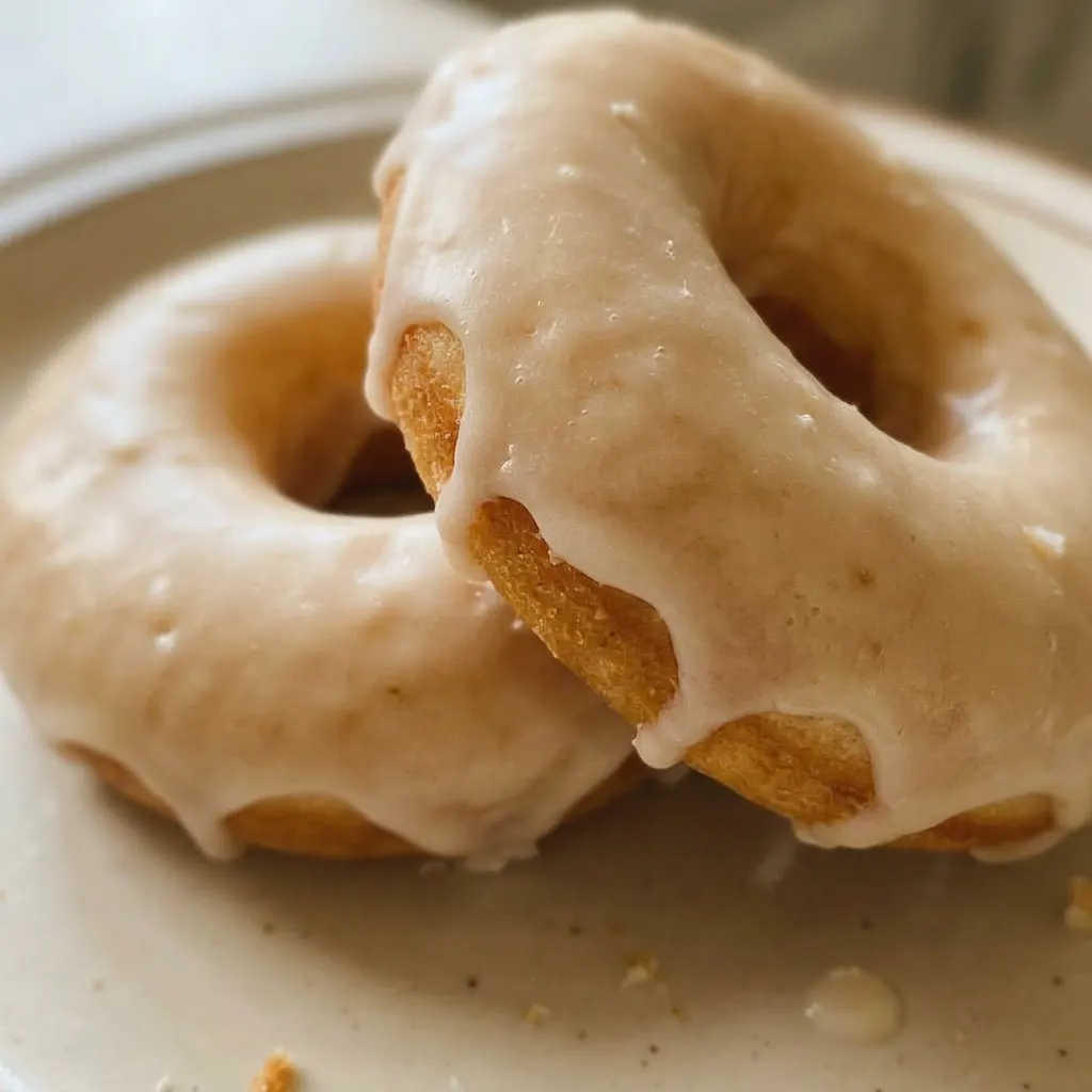 Macro detail of a donut's golden-brown crust with white glaze and colorful sprinkles.