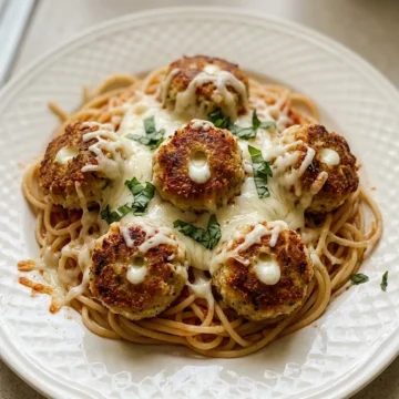 Chicken Parmesan Meatballs
