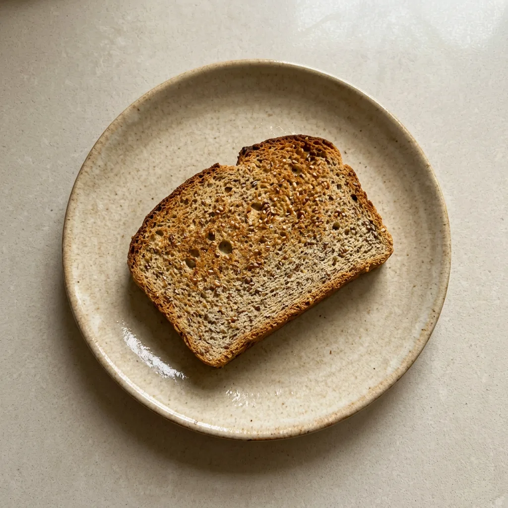 A plate of bread slices, golden brown with a tender texture, drizzled with honey and a light oil sheen.