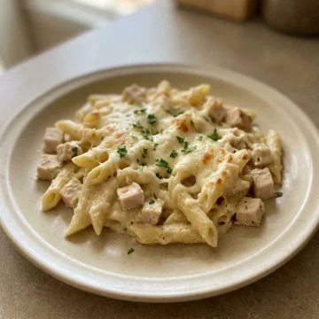 Creamy Chicken Pasta Casserole
