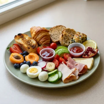Easy Breakfast Charcuterie Board