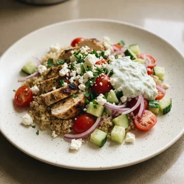 Greek Chicken Bowls