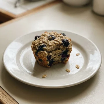 Greek Yogurt Blueberry Muffins