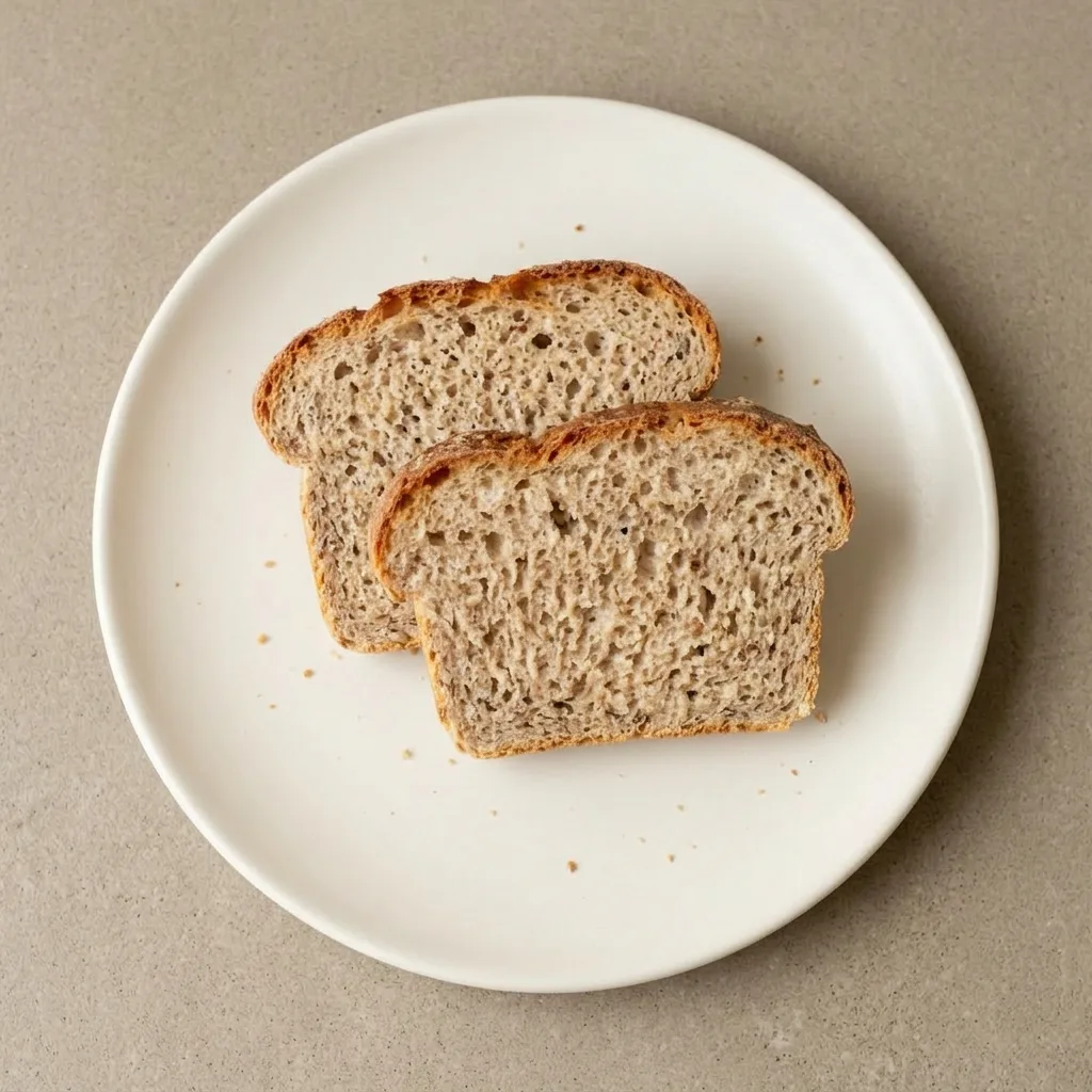 Ready to serve: a whole rye bread loaf with a spiral of seeds on top.