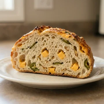 Jalapeño Cheddar Sourdough Bread
