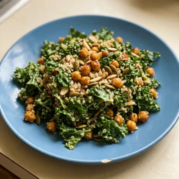 Kale Quinoa Salad with Lemon Dijon Dressing
