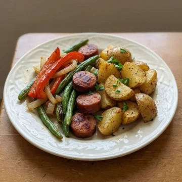 One Pan Kielbasa and Potatoes