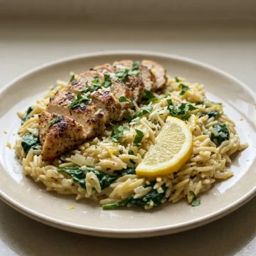Lemon Chicken Orzo