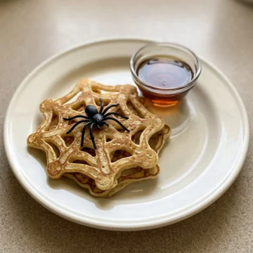 Mini Spiderweb Pancake Dippers