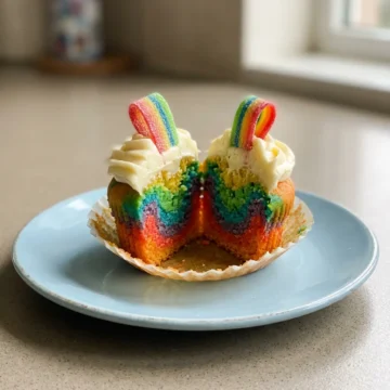 Rainbow Muffins