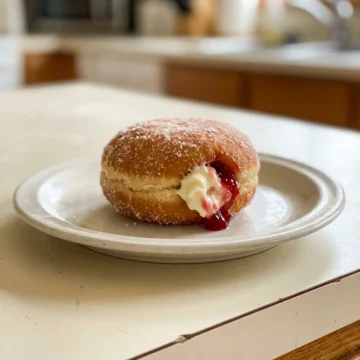 Raspberry Cheesecake Donuts
