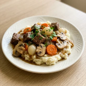 Slow Cooker Beef Bourguignon