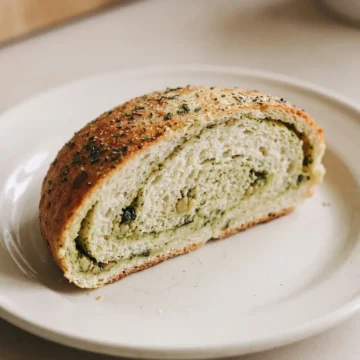 Slow Cooker Pesto Bread