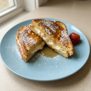 Stuffed Cream Cheese French Toast