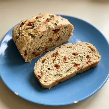 Tomato Basil Bread (Easy Artisan)
