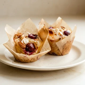 Almond Cherry Muffins