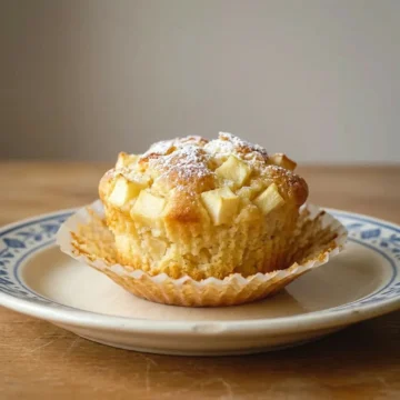 Apple Quark Muffins, Soft and Tangy