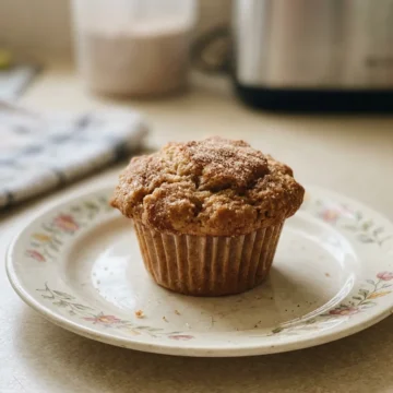 Cinnamon Applesauce Muffins