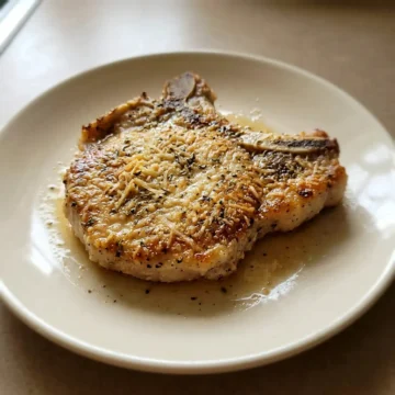 Crispy Baked Parmesan Pork Chops