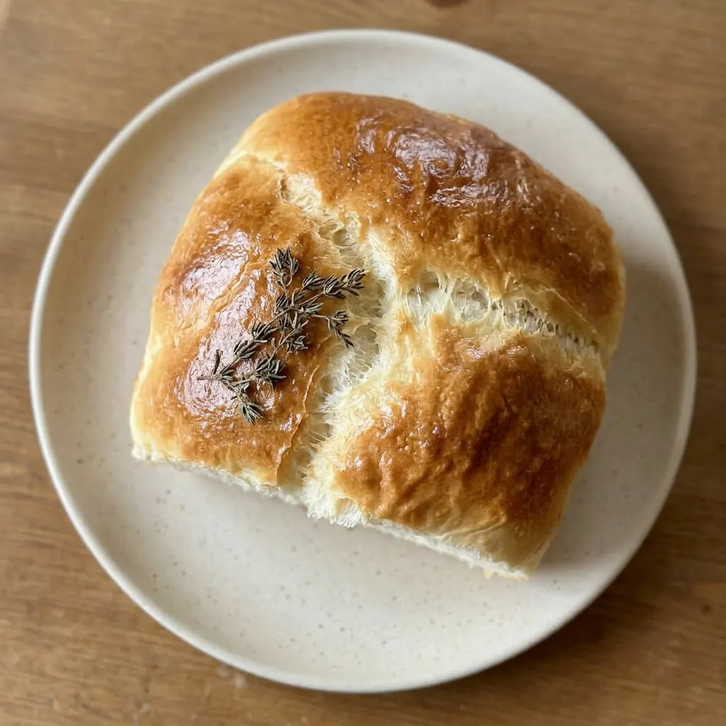A plate of sliced bread with a crispy crust and a drizzle of olive oil on top.