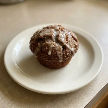 Glazed Gingerbread Muffins
