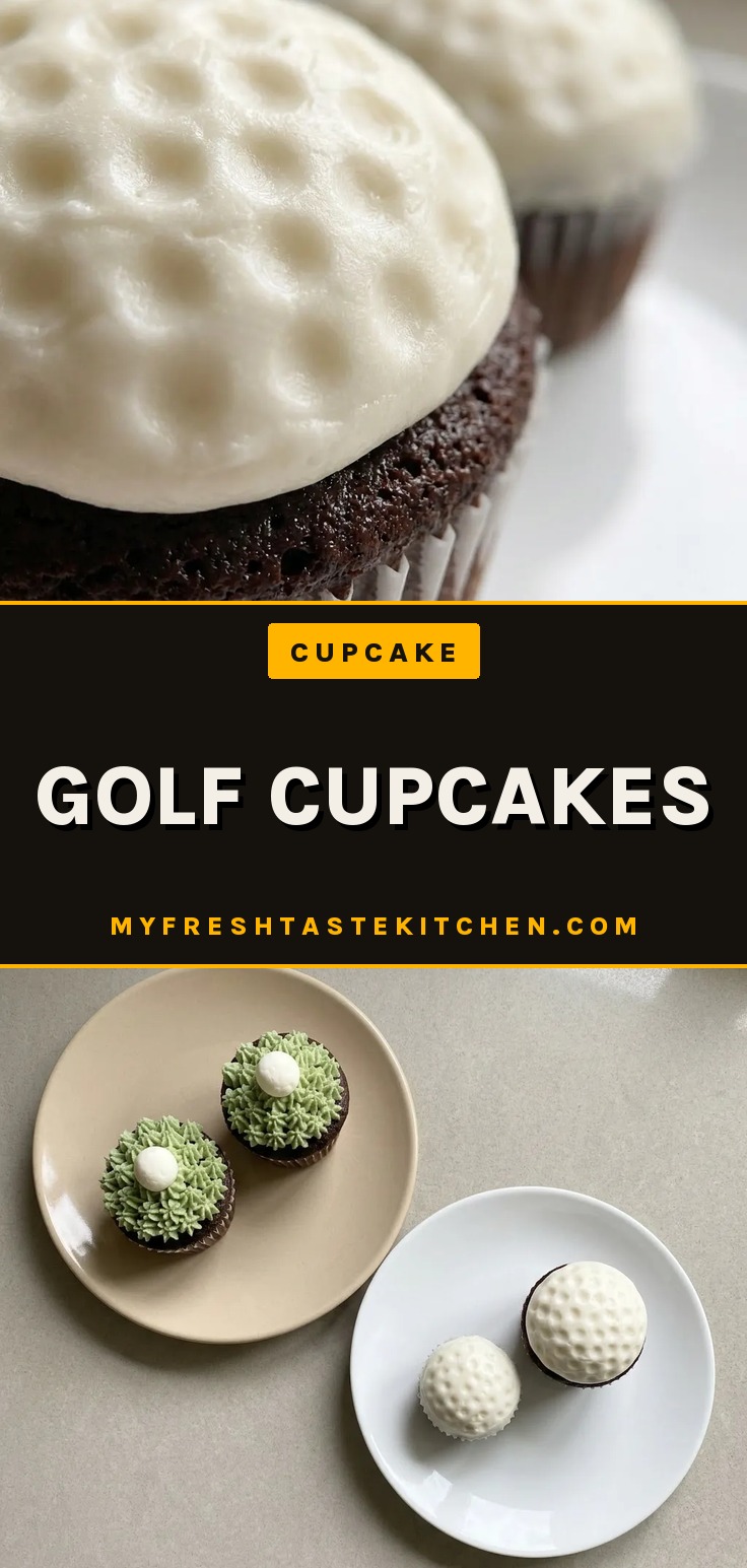 Looking down at three chocolate cupcakes topped with vanilla buttercream swirls and chocolate shavings.