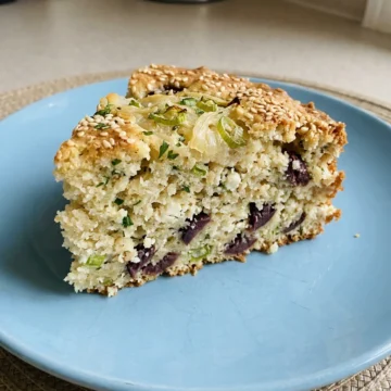 Greek Olives & Feta Quick Bread