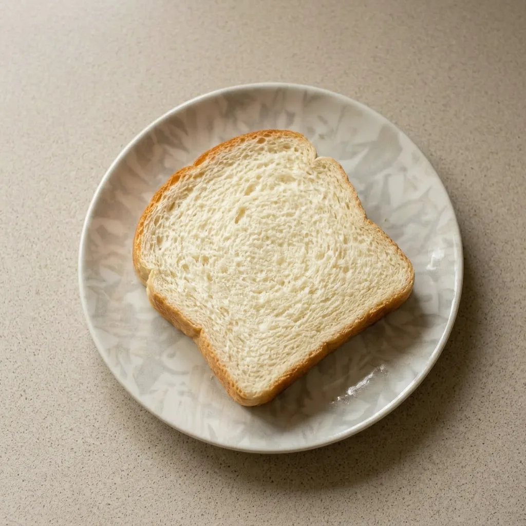 Ready to serve: a whole milk bread loaf with a lightly browned top, placed on a cutting board with a few slices beside it.