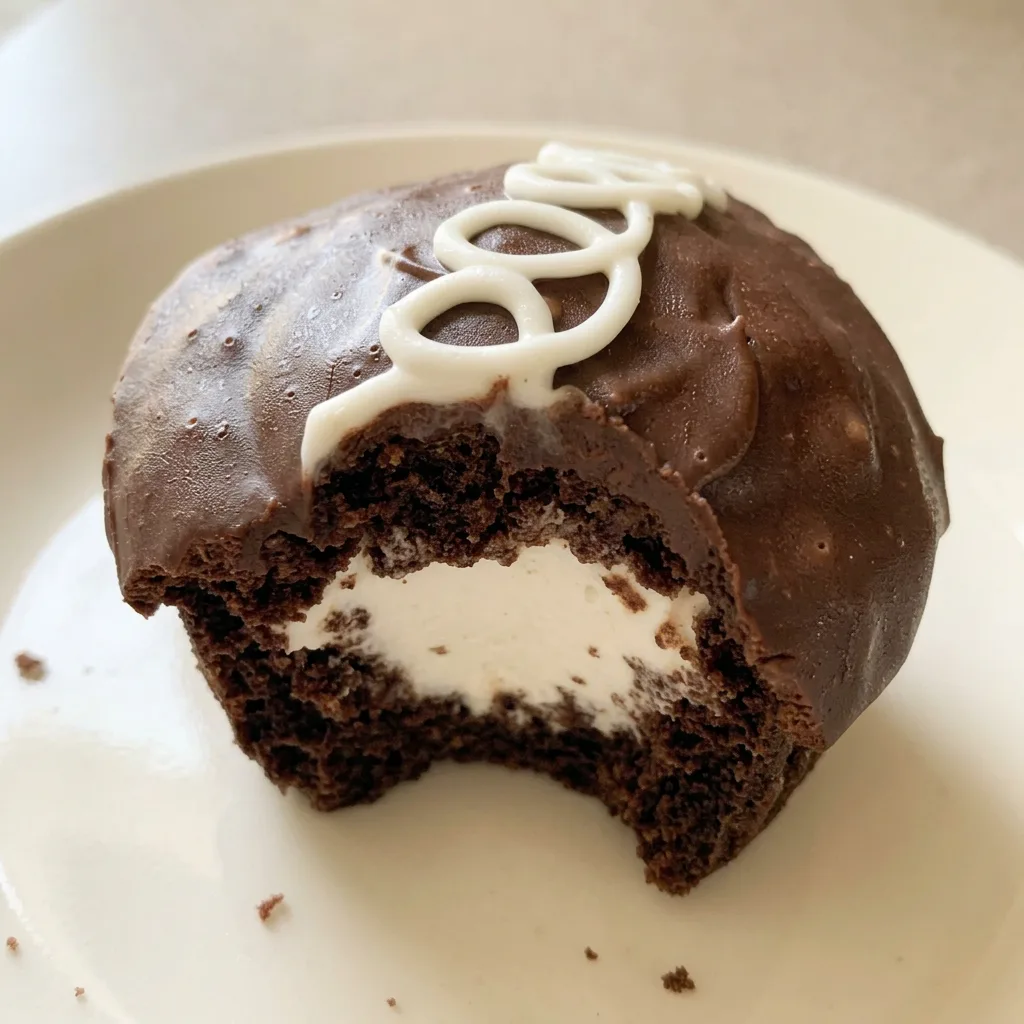 Zoomed in on a single cupcake with a swirl of cream cheese frosting, garnished with chocolate shavings and a dollop of whipped cream.