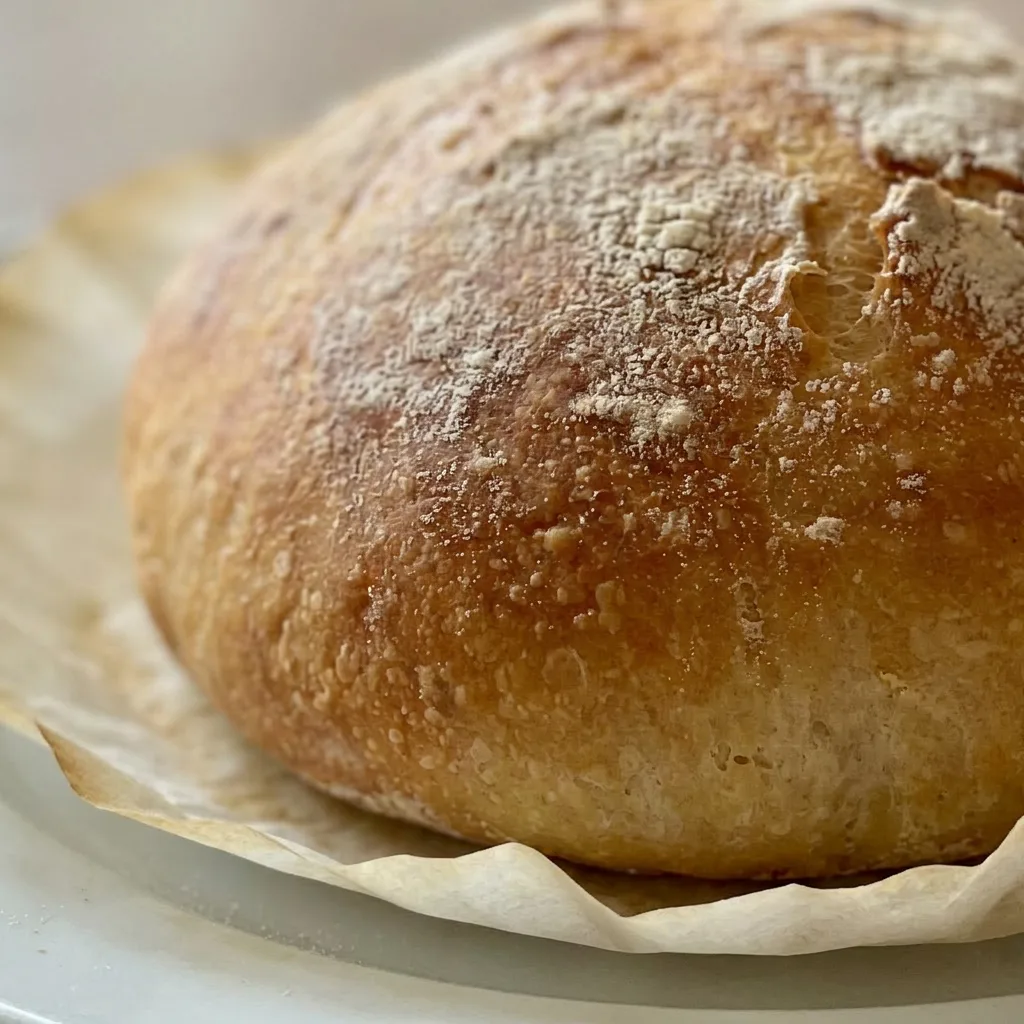 Macro detail of a bread slice's porous interior with a glossy olive oil sheen on the crust.
