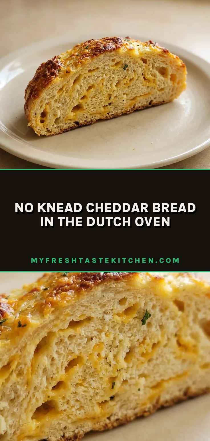 Overhead shot of a round loaf of crusty bread with melted cheddar cheese visible on top and sides.