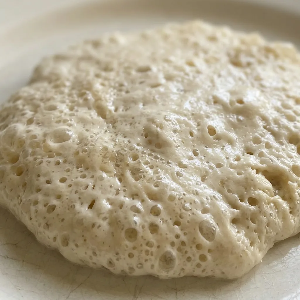 Close view of a slice showing an airy crumb and a crisp crust.