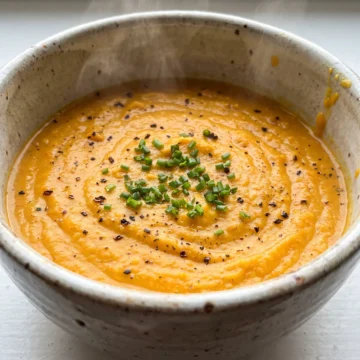 Roasted Butternut Squash Soup with Coconut Milk