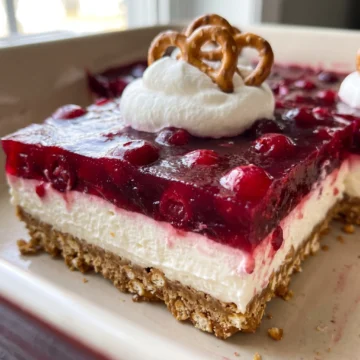Cranberry Pretzel Salad