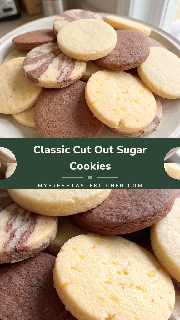 Pale golden sugar cookies with crisp edges and smooth flat tops, made from butter, egg, vanilla and almond extracts, and flour.