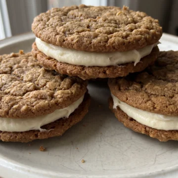 Gingerbread Oatmeal Cream Pies