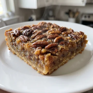 Pecan Pie Bars with Buttery Crust