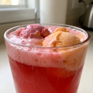 Sherbet Party Punch with Fruit Punch and Soda