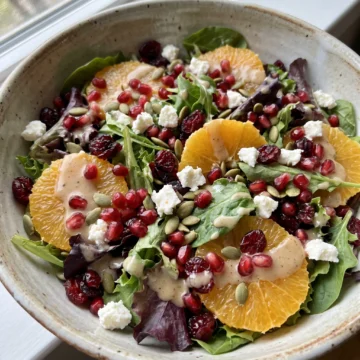 Winter Salad with Maple Vinaigrette